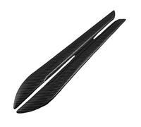 2pcs Auto Porta Corpo Paraurti Anteriore Posteriore Protector Angolo Guard Decalcomanie Strisce Anticollisione Adesivo Accessori Paraurti Labbro Diffusore(Carbon fiber)