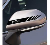 2PCS Auto Specchietto retrovisore Adesivi Decal Stripe Sticker Front Decal Styling Accessori auto Pellicola in vinile Decalcomanie per alfa MiTo