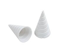 2PCS Avvolgitori a Bobina in Rame per stile Cono Giardinaggio per Antenna