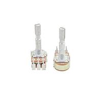 2PCS B50K 16 Tipo Doppio B503 Potenziometro Volume 35mm Lunghezza Maniglia