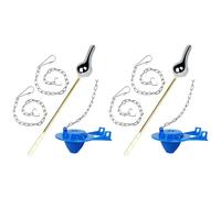 2Pcs Bagno Serbatoi di Scarico Risparmio Acqua Serbatoi di Tenuta Domestica PVC Sbattimento Coperture 2 "Universali Tappi WC Flapper Enduring Toilet Flapper Sostituzione