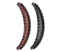 2Pcs Banana Pettini Banana Clip Grip Pettine Fishtail Pesce Capelli Signora a Forma di Pesce Coda di Cavallo Clip di Banana Delle Ragazze Donne Lunghe