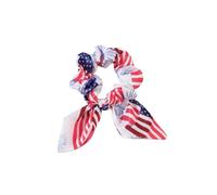 2pcs Bandiera Americana Giorno dell'Indipendenza Grande Intestino Anello Dei Capelli Dell'arco Europeo e Americano Delle Donne