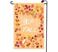 2Pcs Bandiere Da Cortile Hello Fall Autumn Seasonal Thanksgiving