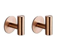 2Pcs Bathroom Hook Stainless Steel Hook Heavy Duty Hook compatible with Bathroom Kitchen Living Room Hotel Coat