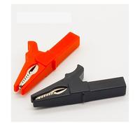 2PCS Battery Test Clip 55MM HV Alligator Clip For Banana 4mm Multimeter Pen Cable Probes Crocodile Clip