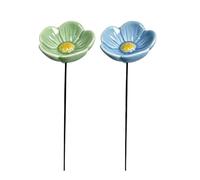 2PCS Bee Watering Station Ceramic Bee Baths Water Cups For Garden Butterfly Feeders For Yard Decor