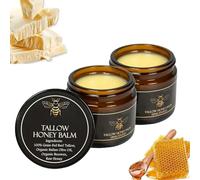 2PCS Beef Tallow Face Cream,Crema Idratante Al Miele Di Sego,Delicatamente Idratante e Nutriente, a Lunga Durata, Non Appiccicosa e Per Una Pelle Liscia per Viso e Corpo,Crema Viso Sego