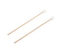 2PCS Bell Mallet Manico in Acero Testa in Gomma Meravigliosa Qualità Del Suono Per Xilofono Marimba Strumenti A Percussione Ausiliari Durevole Robusto
