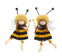 2pcs Bella Ape Angelo Ragazza Ciondolo Oranments Primavera Casale Decorazione Appeso Amante Delle Ape San Valentino Decorazioni Regalo Per La Casa