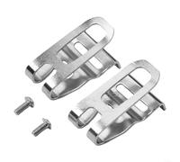 2pcs Belt Clip with Screws for 18V Cordless Drill | Includes 2 clips and 4 screws, easy install on handle bottom, keeps tools accessible on belt