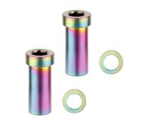 2Pcs Biciclette Pinza Freno C Morsetto Dado Fisso Bici Da Strada C Freno Perni Dado Con Rondella Lega di Metallo Enduring Strada Bike Accessori
