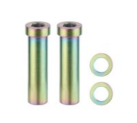 2Pcs Biciclette Pinza Freno C Morsetto Dado Fisso Bici Da Strada C Freno Perni Dado Con Rondella Lega di Metallo Enduring Strada Bike Accessori