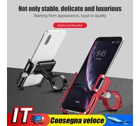 2pcs Bike Cell Phone Holder Handlebar Clip P10(Black) IT