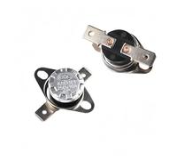 2pcs Bimetal thermostat KSD301 10A Temperature Switch Thermal Control 40~160C Degree Celsius Manual Reset Thermostat 40 65 90 95(Normally Closed,100C)