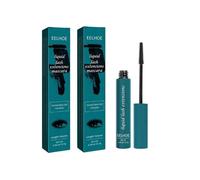 2pcs Black Mascara Lengthens Eyelashes Extra Volume Long Lasting Waterproof Natural Lashes Female Professional Makeup Korean Cosmetic