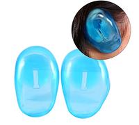 2pcs Blue Ear Cover Shield Anti Staining Plastic Guard Protects Earmuffs From The Dye