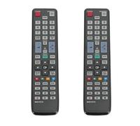2Pcs BN59-01014A Sostituisci Telecomando adatto per Samsung LCD LED Plasma TV PS50C550 PS50C530 UE46D5500 LE32C530 UE46D5520 UE32D5500 UE37D5500 UE22C4010 UE32C4000 BN59-01069A LE46C570 LE46C550