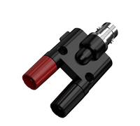 2PCS BNC Spina Femmina a 2X 4mm Doppia Banana Presa jack Femmina Binding Post RF Coassiale Coassiale Splitter connettore Q.20024
