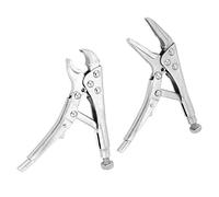 2Pcs Bocca rettilinea Straight Jaw Lock Morsa Grip Morsetto Pinze di bloccaggio Set Utensili a mano per afferrare Twisting Holding Piccoli componenti