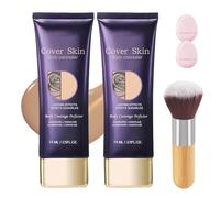 2Pcs Body Coverage Perfector,Complexion Perfector, Tattoo Cover Up Makeup Waterproof, Transfer-Resistant Body Makeup,Long Last Body Foundation