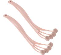 2pcs Body Exfoliator Brushing Bareding Exfoliating Brush comodo manico lungo la