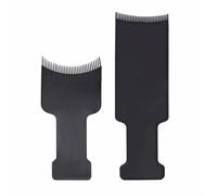 2PCS bordo di tintura dei capelli bordo evidenziazione con denti piatto top pettine bordo kit tintura per capelli per salone di tintura per capelli casa colorazione dei capelli multicolore