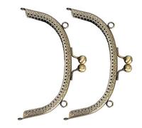 2pcs Borsa Cornice Fermaglio Ferro Maniglie Fai Da Te Moneta Manico Cucito