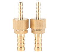 2pcs Brass Hose Barb sgancio rapido attacco filettato Raccordo spina connettore 4-6mm per stagno Pool Hose Adattatori per tubi