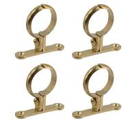 2Pcs Brass Pipe Bracket Clamp Heavy Duty Pipe Clamps clip
