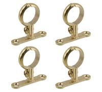 2Pcs Brass Pipe Bracket Clamp Heavy Duty Pipe Clamps clip
