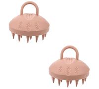 2Pcs Breve Scrub Districante Fornitura Domestica Scrubber Crescita Sottile Conveniente Spa Dimagrante Del Lavaggio Shampoo Bagnato Silicone