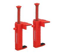 2Pcs Brick Liner Runner, Morsetti per Muratura in Plastica Strumento per Muratura a Cassetto, per la Costruzione di Edifici, Wallworker(rosso)