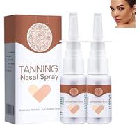 2pcs BronzeMist Tanning Nasal Spray - Self Tanning Nasal Spray, Sunless Tanning Mist, Summer Color Sunless Self Tanning Mist for All Skin Tones