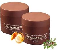 2pcs Burro Corpo Per Uomo, Burro Corpo All'acqua Di Colonia Ingredienti Naturali E Biologici, Olio Di Jojoba Riequilibrante, Idratante Dal Profumo Caldo,Lozione Per La Cura Della Pelle Non Appiccicosa