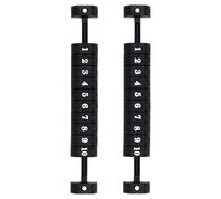2PCS Calcio balilla Contatore Scorekeeper 10 Numero Punteggio Indicatore Contatore Calcio Segnapunti