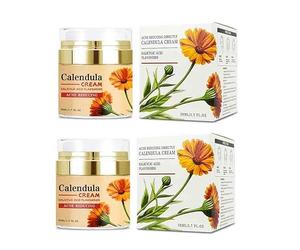 2PCS Calendula Face and Neck Moisturizing Face Cream, Hydrating and Moisturizing Skin Care Product, Soothing Face, Hand & Body Cream
