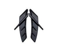 2pcs Car Air Vent Sticker Side Fender Sticker Per ABT RS3 RS4 RS5 RS6 A6 C6 C5 A1 A3 8P A4 B8 B6 A5 A7 A8 Q5 Q7 TT R8 ABT FRTRGVUVXP(Bright Black 1)