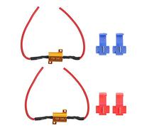 2Pcs Car LED Decoder Anti Hyper Flash Nessun Errore Wirewound Resistenza di Carico 10W 39Ω 10w Led Resistenza Resistenza Canbus Clignotant Moto Lastwiderstand 20w Lampeggiatore Widestand 12v 21w 5w A6