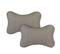 2pcs Car Seat Headrest Universal PU Leather Auto Interior Head Rest Pillows Shoulder Protector Travel Neck Support Soft Pillow per Guida(Color 4)