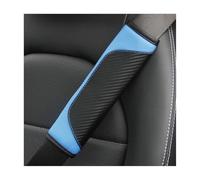 2PCS Carbon Fiber Auto Cintura di Sicurezza Pad Cuscino Spalla per VW UP! 5-Türer AA I 2012-2023 -, Protezione per Cintura di Sicurezza Morbida E Confortevole,Blue