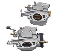 2Pcs Carburetor Fit for Yamaha 20HP 25HP Outboard Engine