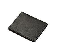 2Pcs Card Bag Slim and Compact Bank ID Case Driver's License Wallet Simple and Anti Demagnetization Holder(Black)