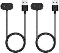 2PCS Caricabatterie destinato per Amazfit Bip 5/Bip 3/Bip 3 Pro/GTS 4 Mini/Active/GTS 2/GTR 2/GTR Mini/GTS 2 Mini Smartwatch Cavo di Ricarica USB Cradle Cord Dock Accessori Smartwatch