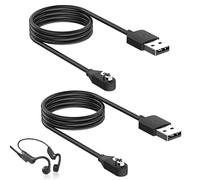 2Pcs Caricatore Magnetico Cavo per Shokz OpenRun/OpenRun Pro/OpenRun Mini/OpenComm, Cavo di Ricarica USB A 1M Compatible con Cuffie a Conduzione Ossea AfterShokz Aeropex AS800/ASC100SG