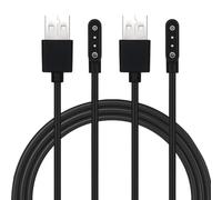 2PCS Caricatore per Smartwatch Magnetico 4 mm, Caricatore USB per Smartwatch con Contatto Magnetico, Cavo di Ricarica Portatile per una Ricarica Rapida e Sicura a Casa e in Viaggio