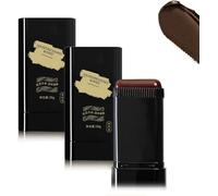 2Pcs Carylook Hair Color Stick,Waterproof and Sweat-Proof Hair Dye Stick,Portable Hair Color Touch-Up stick with Comb,2-in-1 Touch-Up Comb for Gray Hair Coverage (Dark Brown)