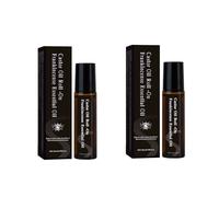 2PCS Castor Oil Roll -On Frankincense Essential Oil for Soothing Dark Circles and Puffiness Skin Moisturize and Firm Eyes Care Oil