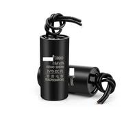 2Pcs CBB60 electronic starter Run Capacitor 450V AC Starting Capacitors 11.21.51.822.533.54.57891113UF Water Pump For Washing Machine AUOQKQUT(3.0UF)
