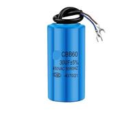 2Pcs CBB60 electronic starter Running Capacitor 450V Capacitors Water Pump Startup Capacitors Start electronic starter Run 450VAC 3uF-80uF MQXFCZUX(20UF White)